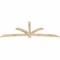 Ekena Millwork Davenport Rough Sawn Timber Gable Bracket, Douglas Fir, 96"W x 36"H x 2"D x 4"F, 9/12 Pitch GBW096X36X0204DAV00RDF - alternate 5